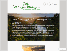Tablet Screenshot of leverforeningen.no